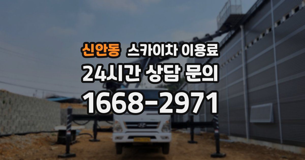 신안동 스카이차 이용료