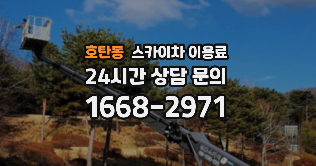 호탄동 스카이차 이용료
