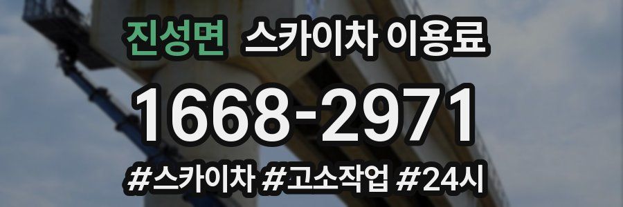 진성면 스카이차 이용료