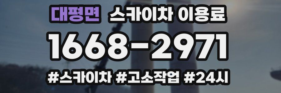 대평면 스카이차 이용료