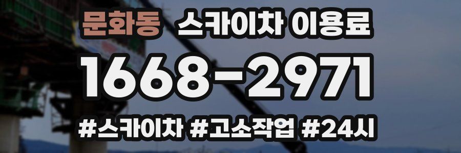 문화동 스카이차 이용료