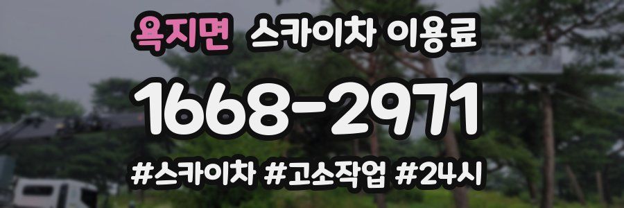 욕지면 스카이차 이용료