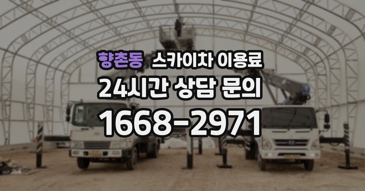 향촌동 스카이차 이용료