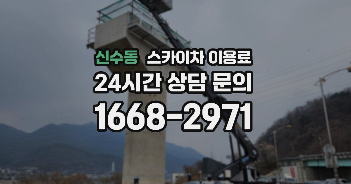 신수동 스카이차 이용료