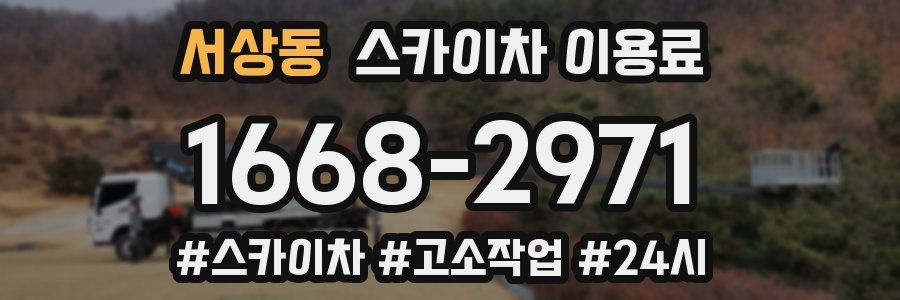 서상동 스카이차 이용료