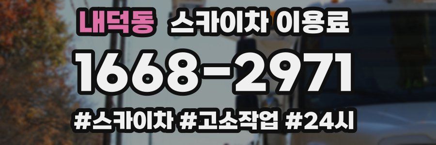 내덕동 스카이차 이용료