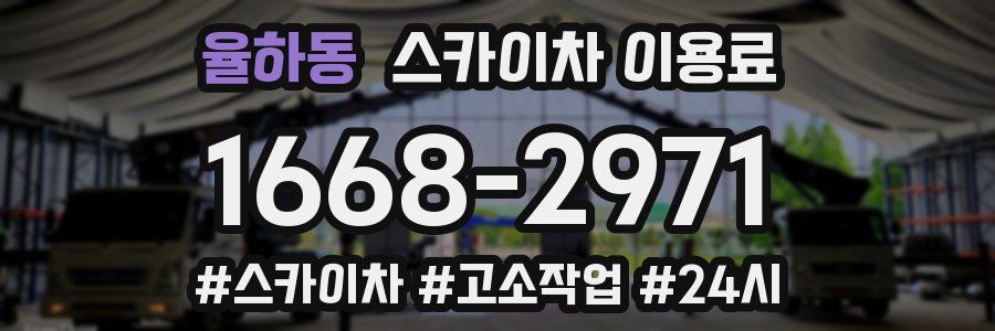 율하동 스카이차 이용료