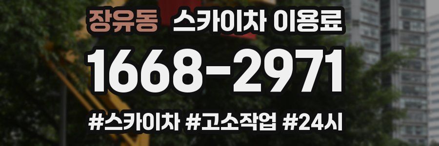 장유동 스카이차 이용료