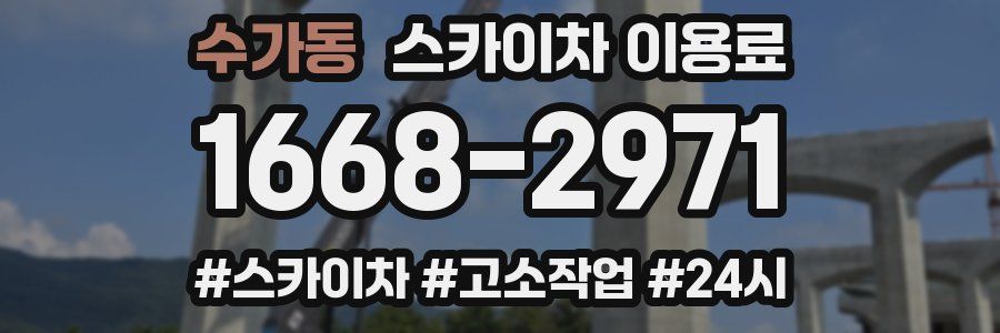 수가동 스카이차 이용료