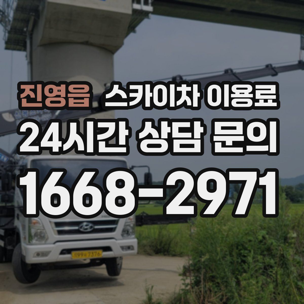 진영읍 스카이차 이용료