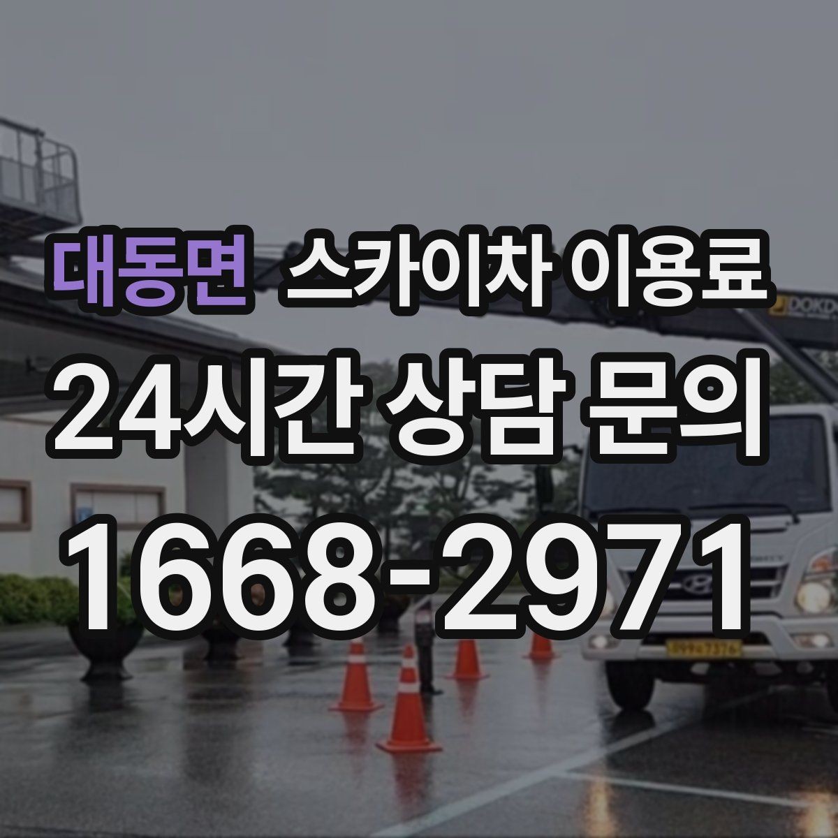 대동면 스카이차 이용료 현장 상황에 따라 달라지는 이유