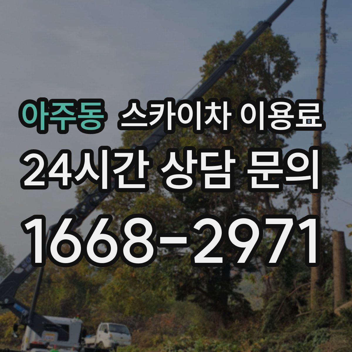아주동 스카이차 이용료