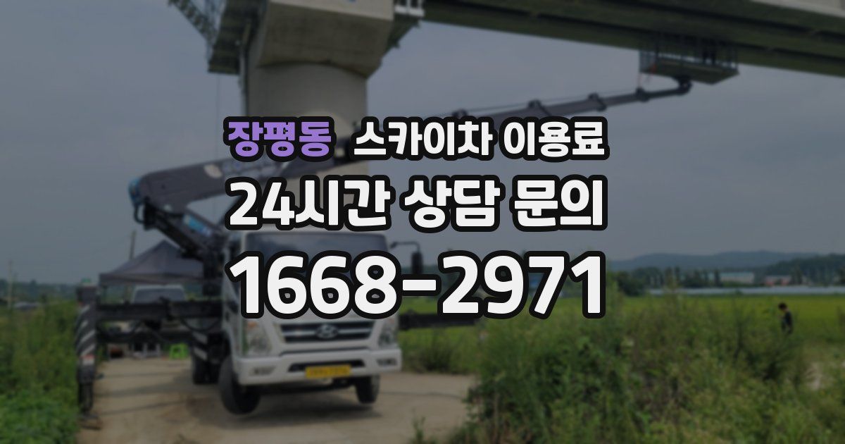 장평동 스카이차 이용료