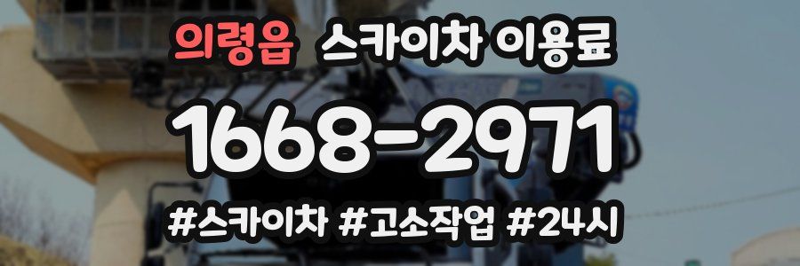 의령읍 스카이차 이용료