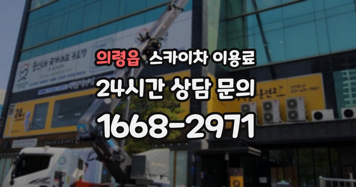 의령읍 스카이차 이용료