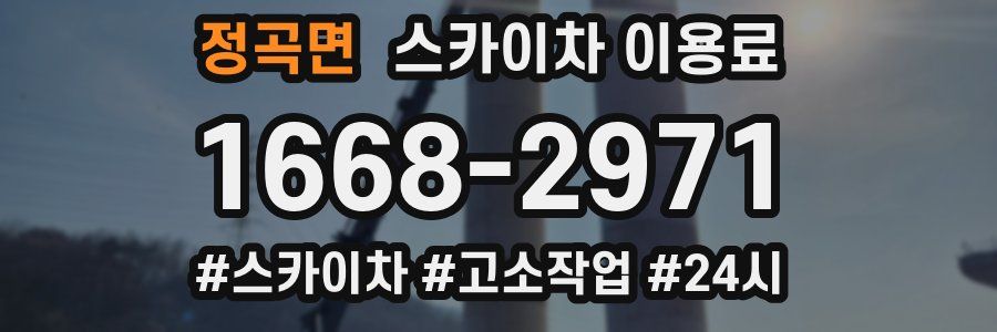 정곡면 스카이차 이용료