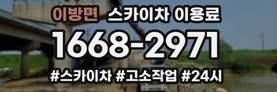이방면 스카이차 이용료