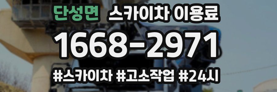 단성면 스카이차 이용료