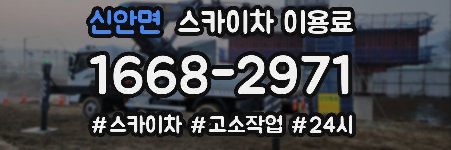 신안면 스카이차 이용료