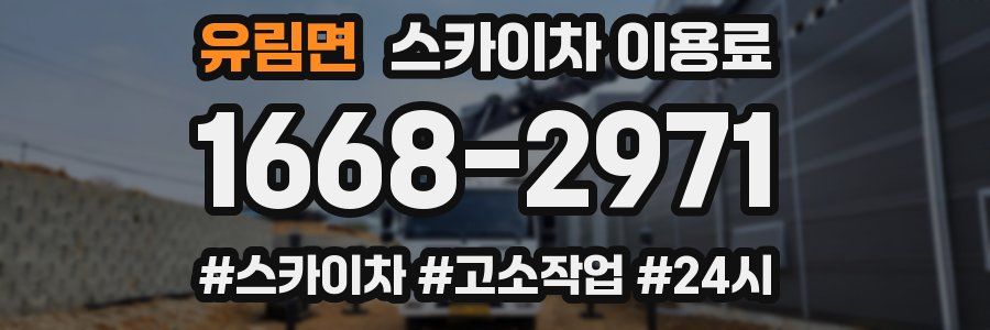 유림면 스카이차 이용료