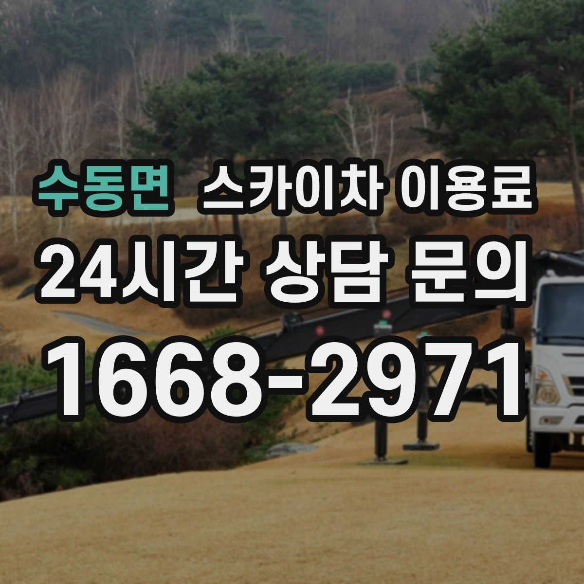 수동면 스카이차 이용료