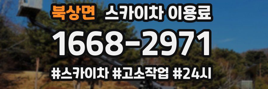 북상면 스카이차 이용료