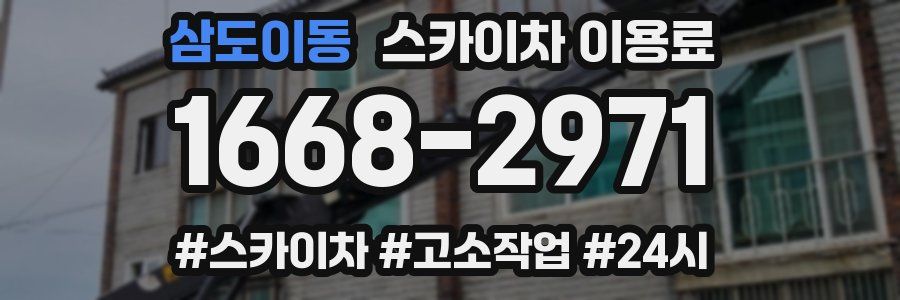 삼도이동 스카이차 이용료