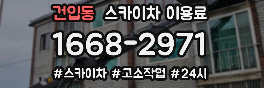 건입동 스카이차 이용료