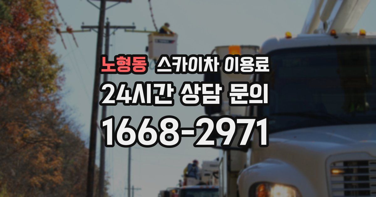 노형동 스카이차 이용료