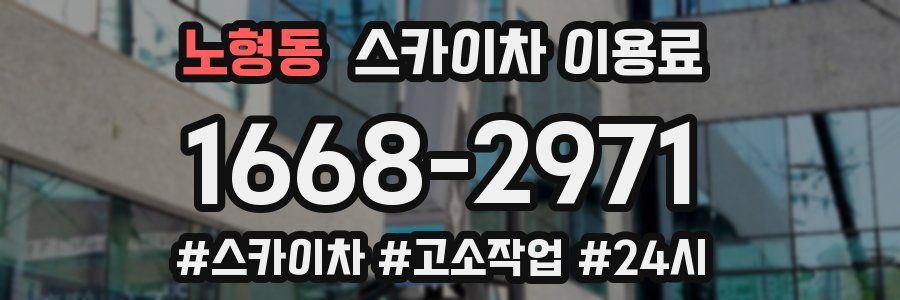 노형동 스카이차 이용료