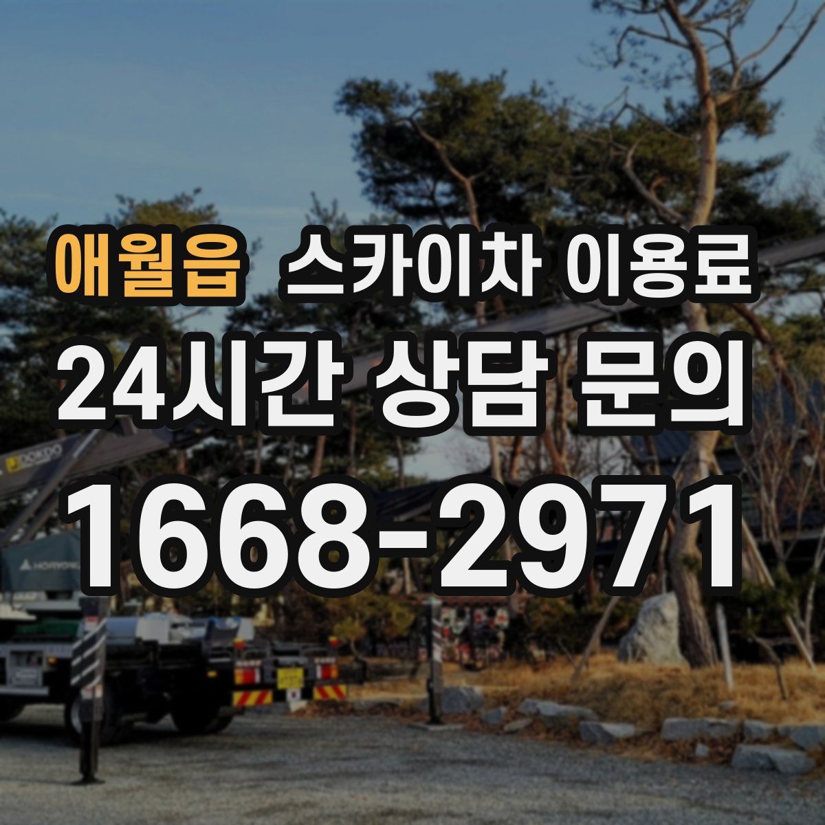 애월읍 스카이차 이용료