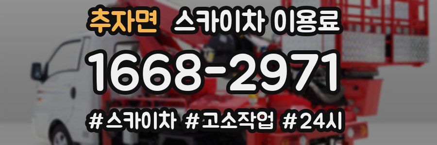 추자면 스카이차 이용료