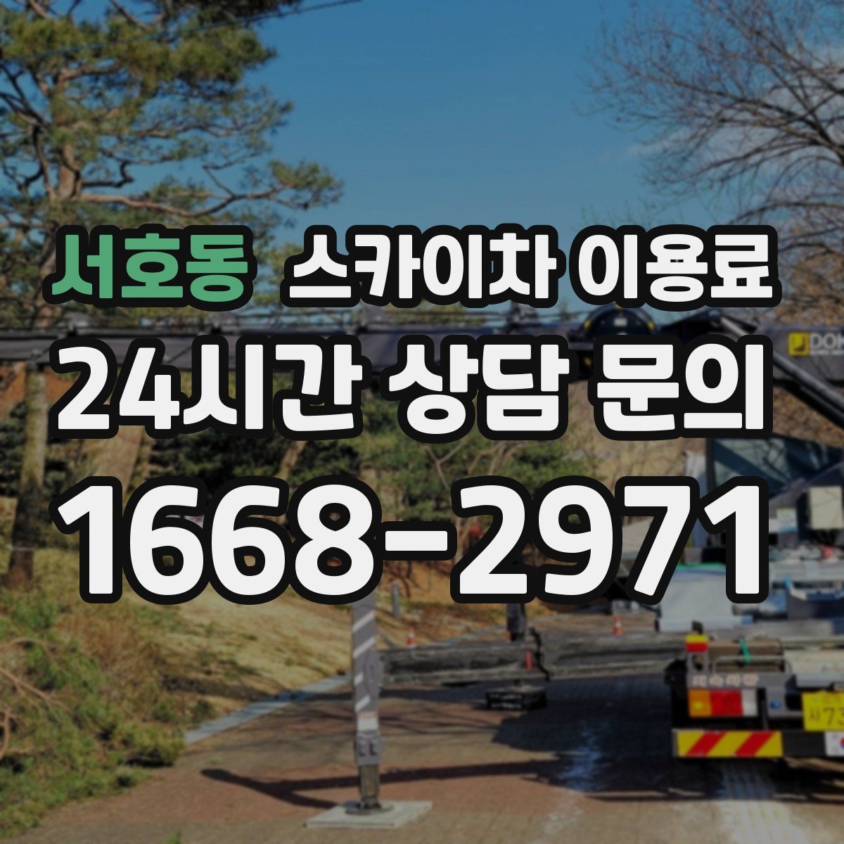 서호동 스카이차 이용료
