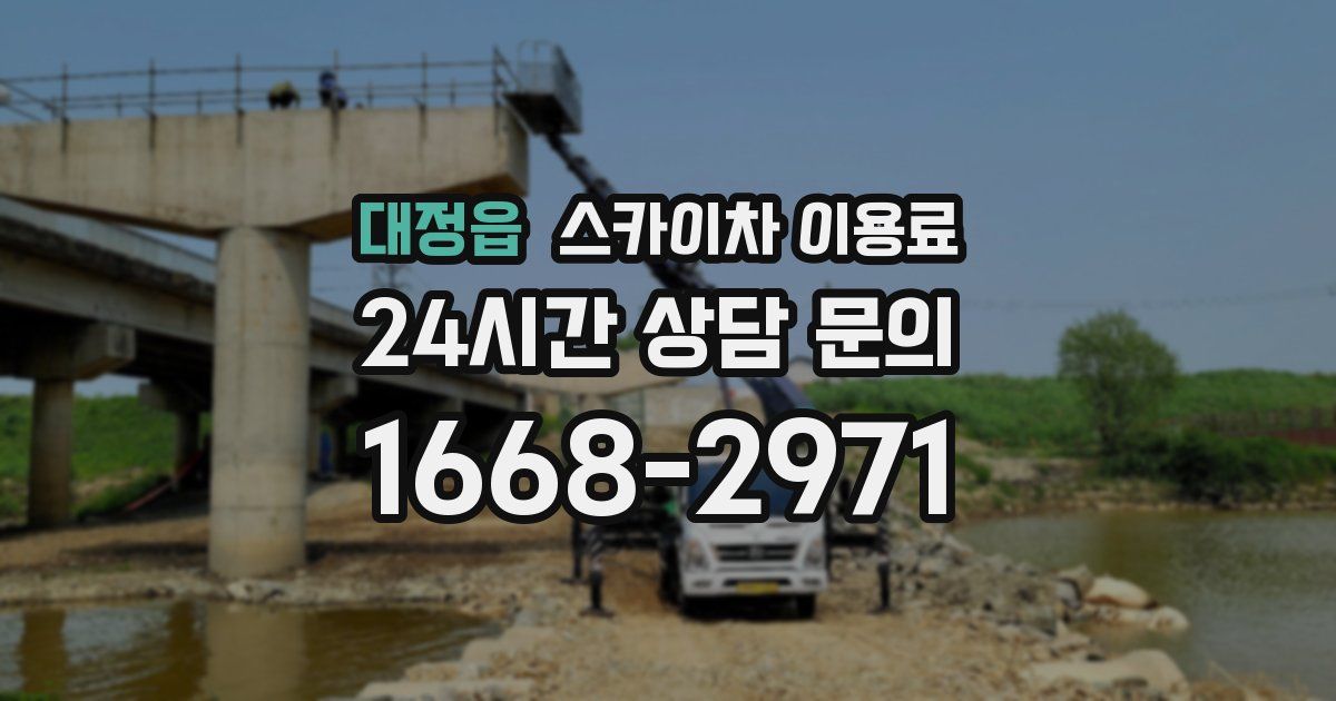 대정읍 스카이차 이용료