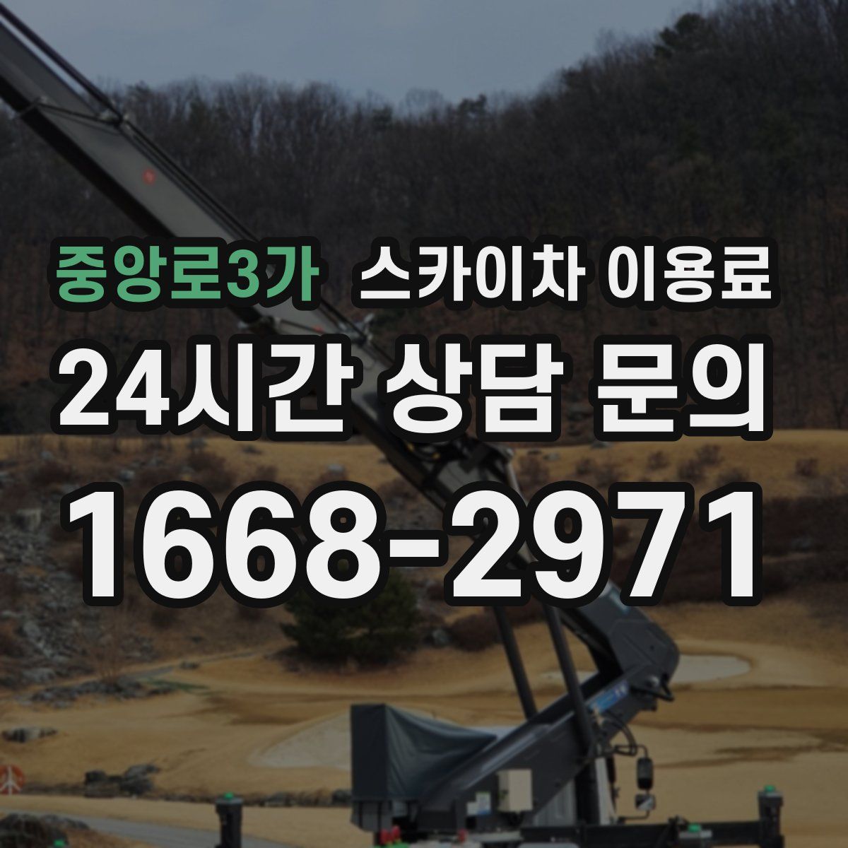 중앙로3가 스카이차 이용료