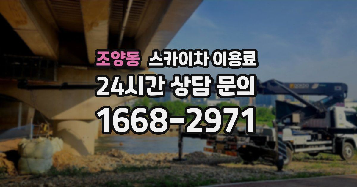 조양동 스카이차 이용료