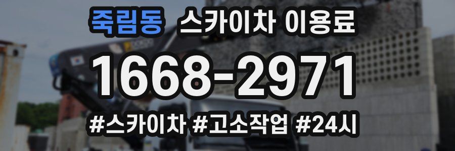 죽림동 스카이차 이용료