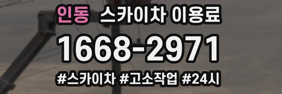 인동 스카이차 이용료