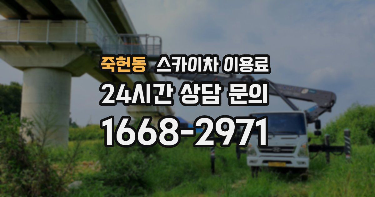 죽헌동 스카이차 이용료