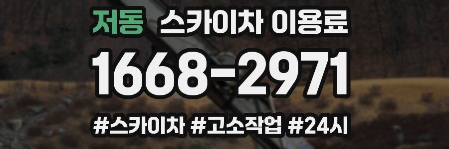저동 스카이차 이용료