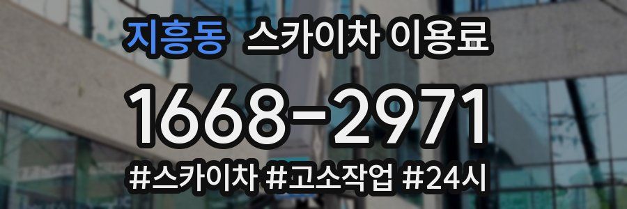 지흥동 스카이차 이용료