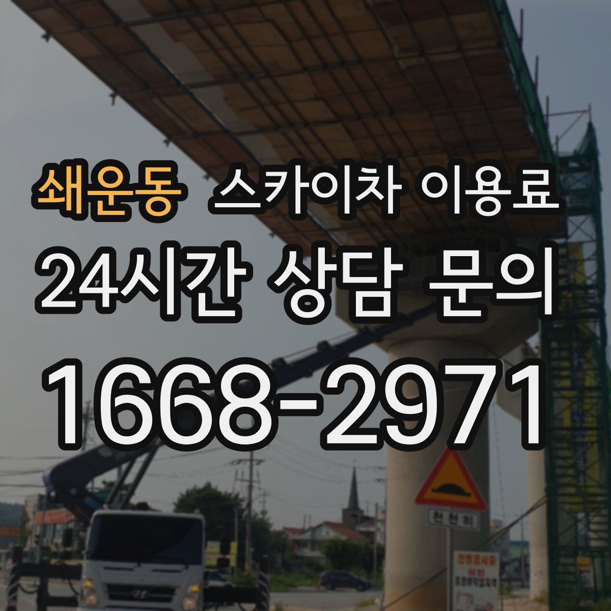쇄운동 스카이차 이용료