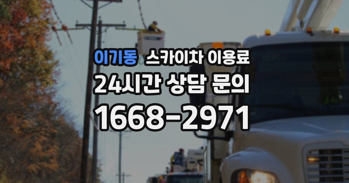 이기동 스카이차 이용료