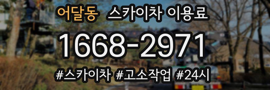 어달동 스카이차 이용료