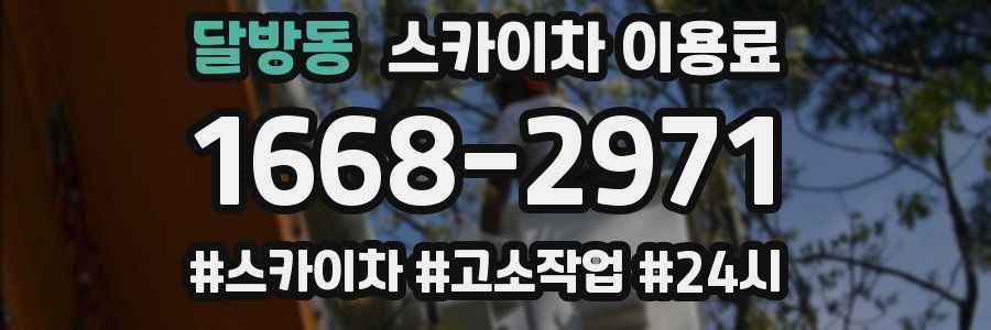 달방동 스카이차 이용료