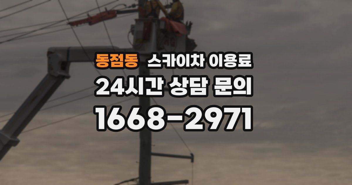 동점동 스카이차 이용료