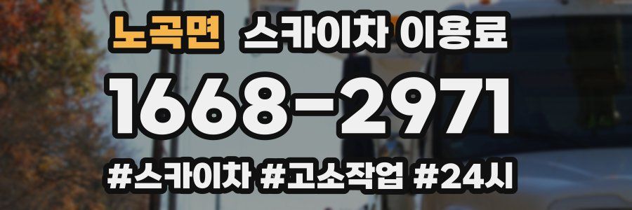 노곡면 스카이차 이용료