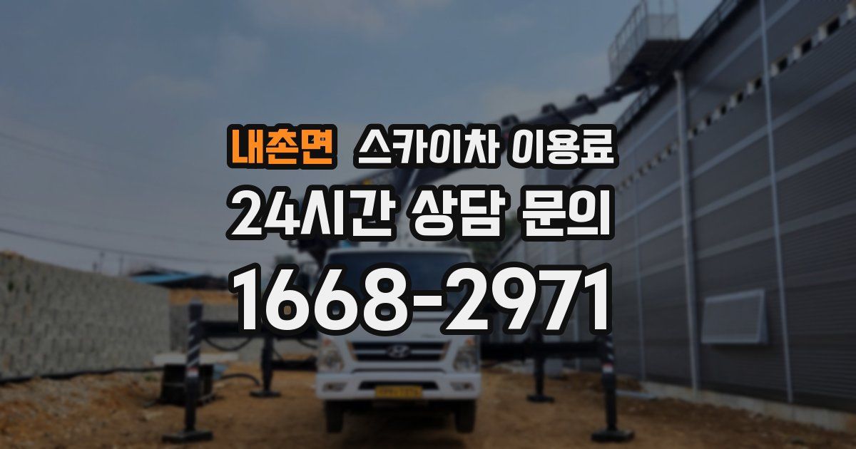 내촌면 스카이차 이용료