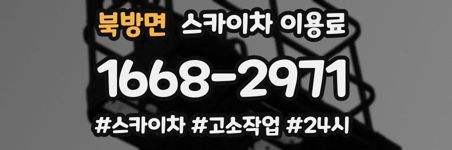 북방면 스카이차 이용료