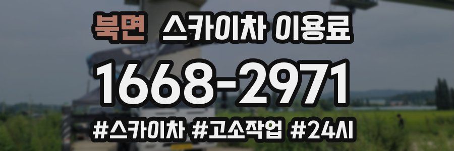 북면 스카이차 이용료
